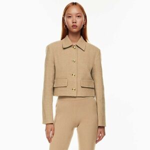 Aritzia Babaton Frances Jacket - Gloss Green (As seen in Riverdale)